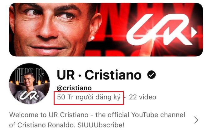 Ronaldo làm rung chuyển Youtube, xác lập kỷ lục Guinness