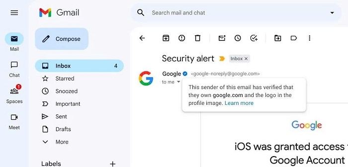 Google triển khai tick xanh trên Gmail dành cho điện thoại Android và iOS