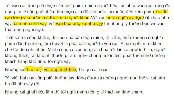 Đạo diễn “Đất rừng phương Nam” nói khán giả cực đoan, thóa mạ