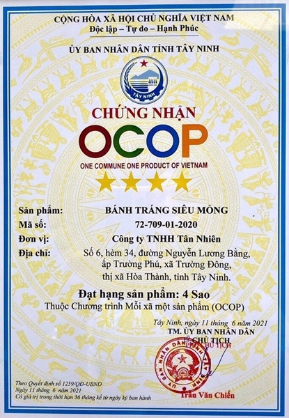 Tây Ninh: Phát triển kinh tế từ nghề sản xuất bánh tráng